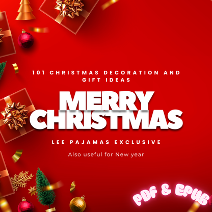 Lee Ebook - 101 Christmas  Decoration E-BOOK by Chandni Shaw