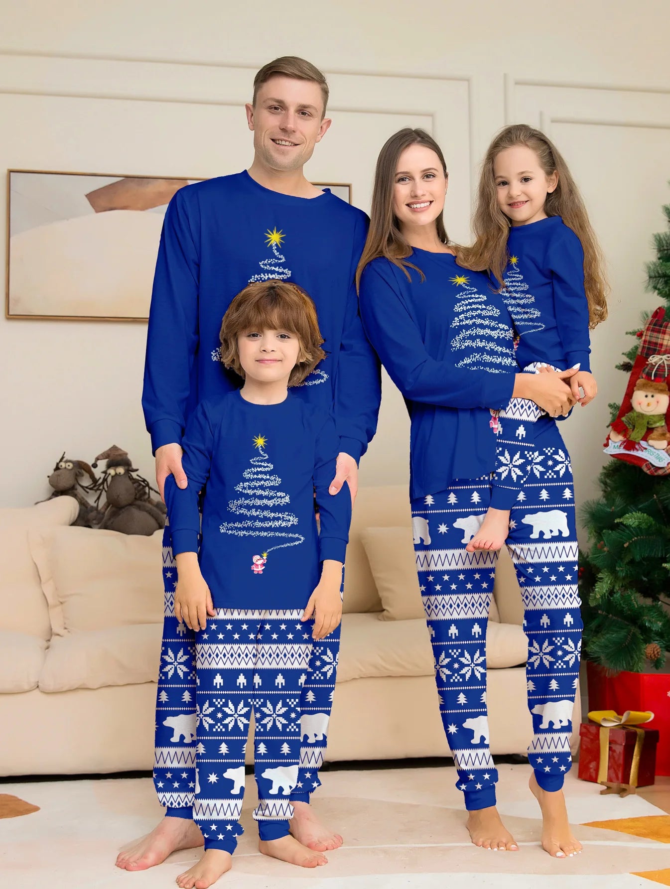 Xmas Tree Minimalist Christmas Pajamas