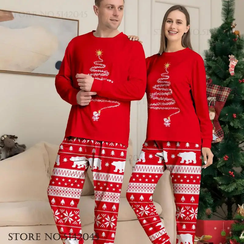 Xmas Tree Minimalist Christmas Pajamas
